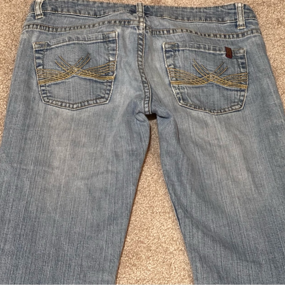 Buffalo David Bitton Light Blue Flare Jeans - Picture 10 of 10